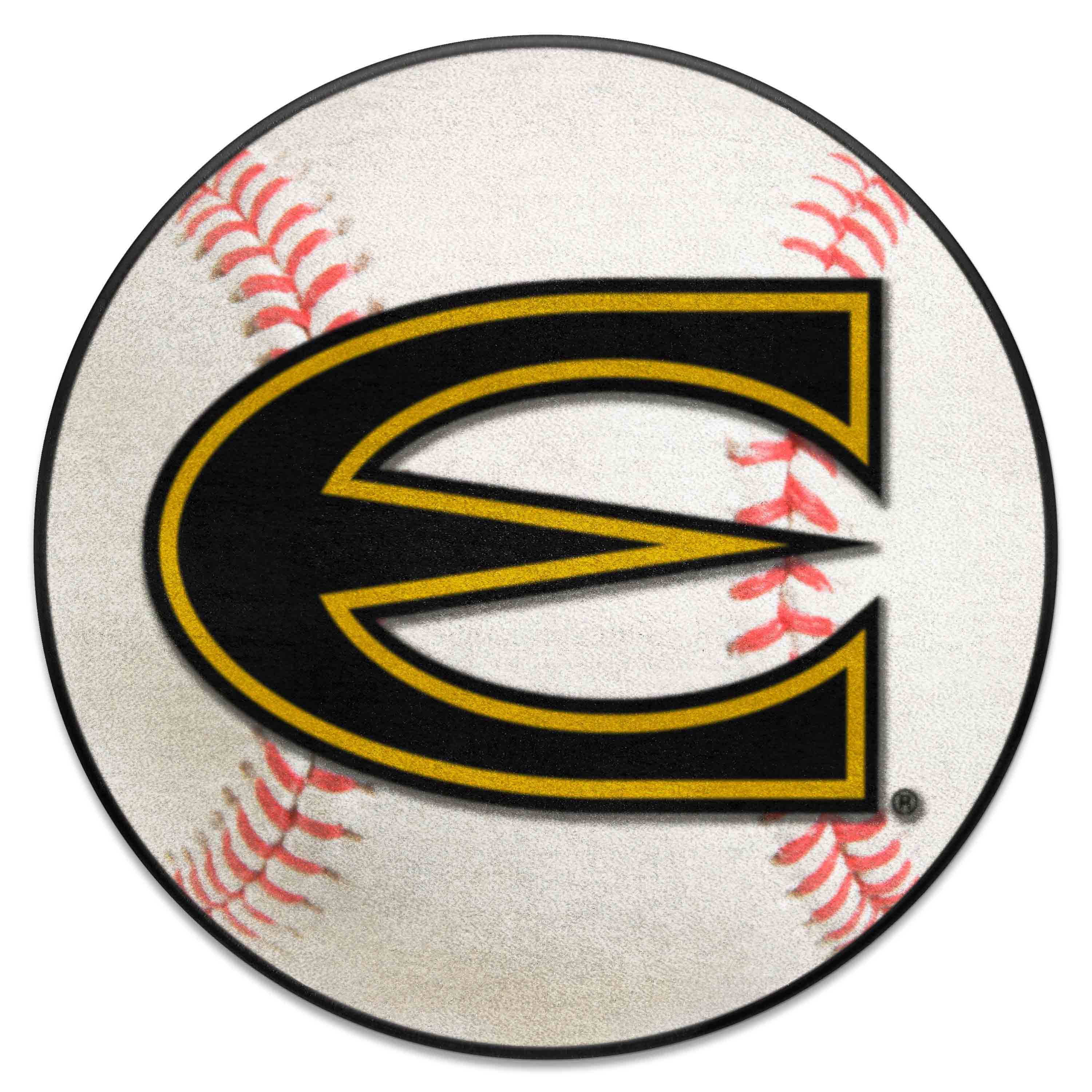 Emporia State Hornets Baseball Rug - 27in. Diameter - Emporia State