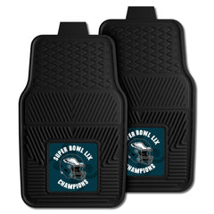 Philadelphia Eagles Super Bowl LIX Champions 2-pc Vinyl Car Mat Set