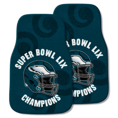 Philadelphia Eagles Super Bowl LIX Champions 2-pc Carpet Car Mat Set