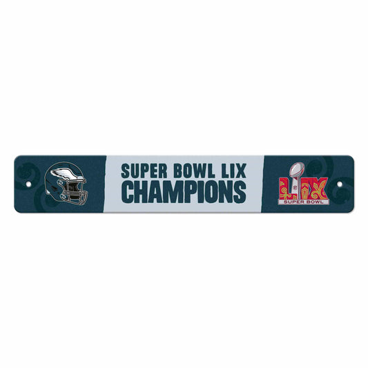 Philadelphia Eagles Super Bowl LIX Champions Street Sign