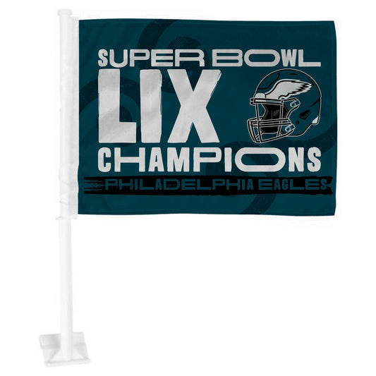 Philadelphia Eagles Super Bowl LIX Champions Car Flag