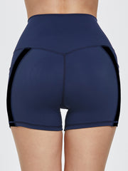 High Waist Active Shorts Trendsi