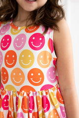 Don't Worry, Be Hippy Tank Twirl Dress