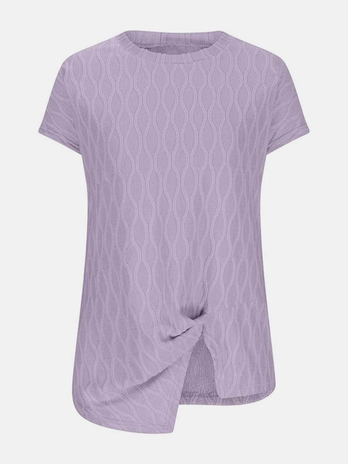 Full Size Round Neck Short Sleeve T-Shirt Trendsi