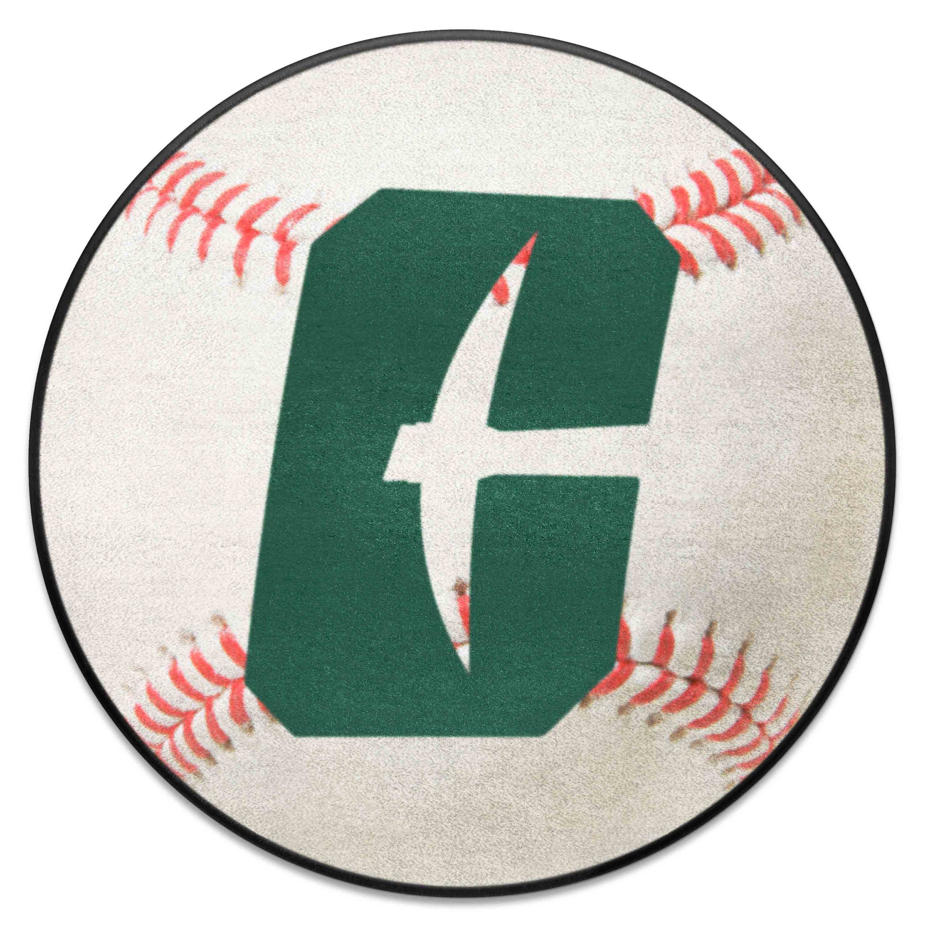 Charlotte 49ers Baseball Rug - 27in. Diameter - Charlotte