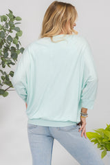 Celeste Full Size Floral Round Neck Top with Two Layer Detail - Trendsi