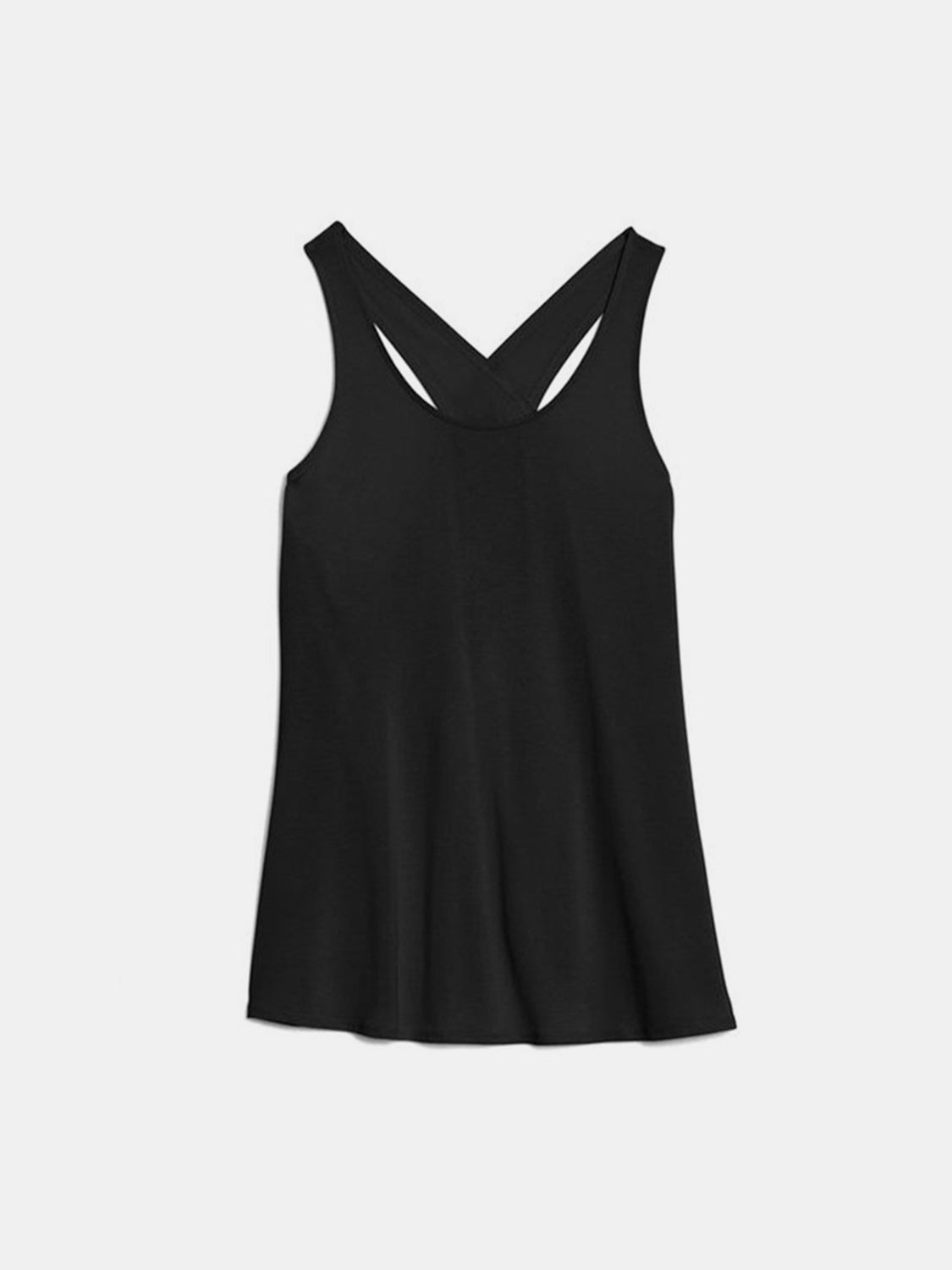 Crisscross Scoop Neck Active Tank Trendsi