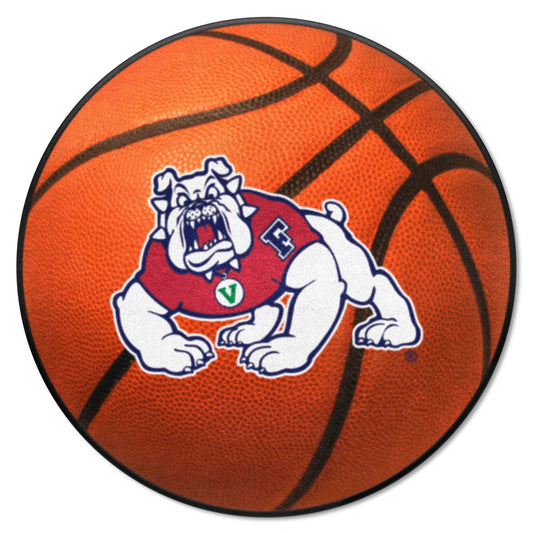 Fresno State Bulldogs Basketball Rug - 27in. Diameter