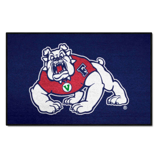 Fresno State Bulldogs Starter Mat Accent Rug - 19in. x 30in., Navy