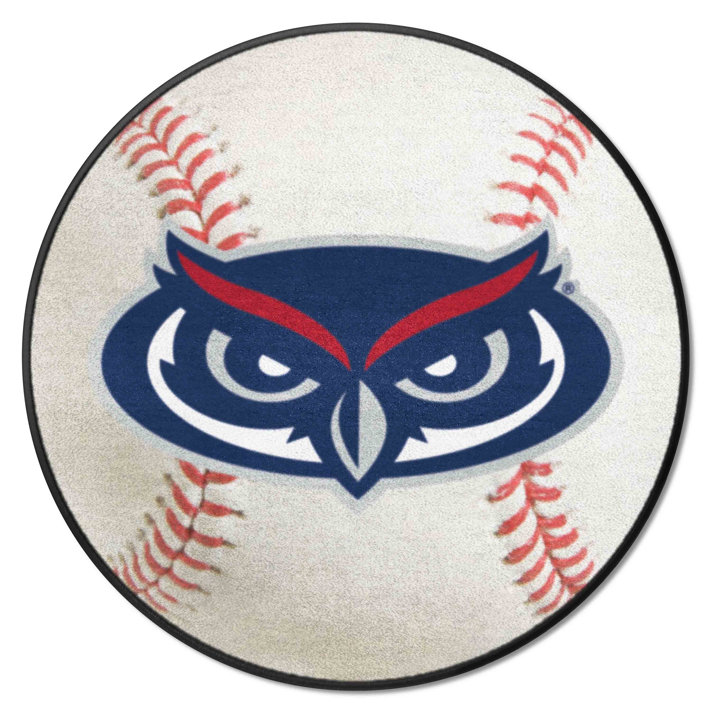 FAU Owls Baseball Rug - 27in. Diameter