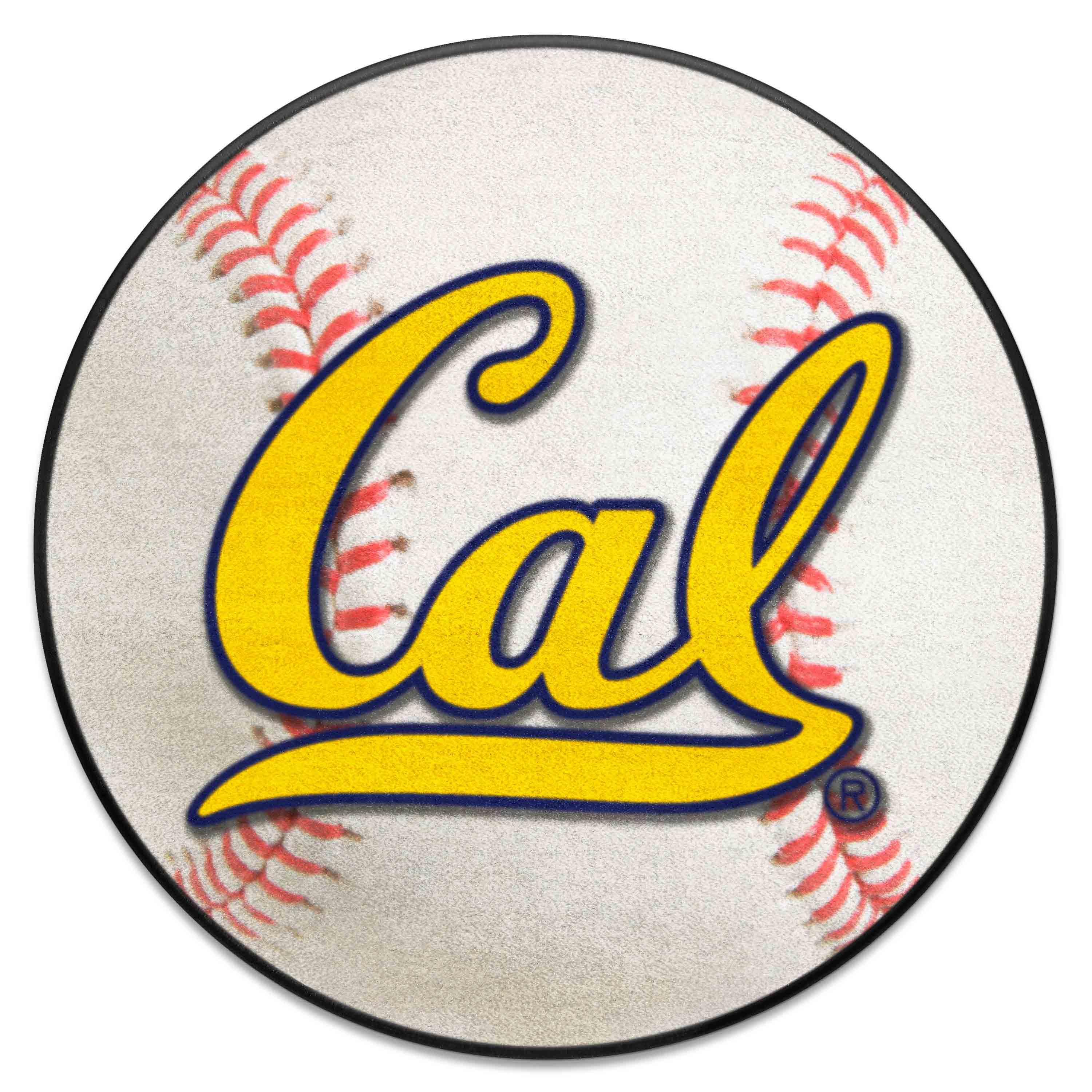 Cal Golden Bears Baseball Rug - 27in. Diameter