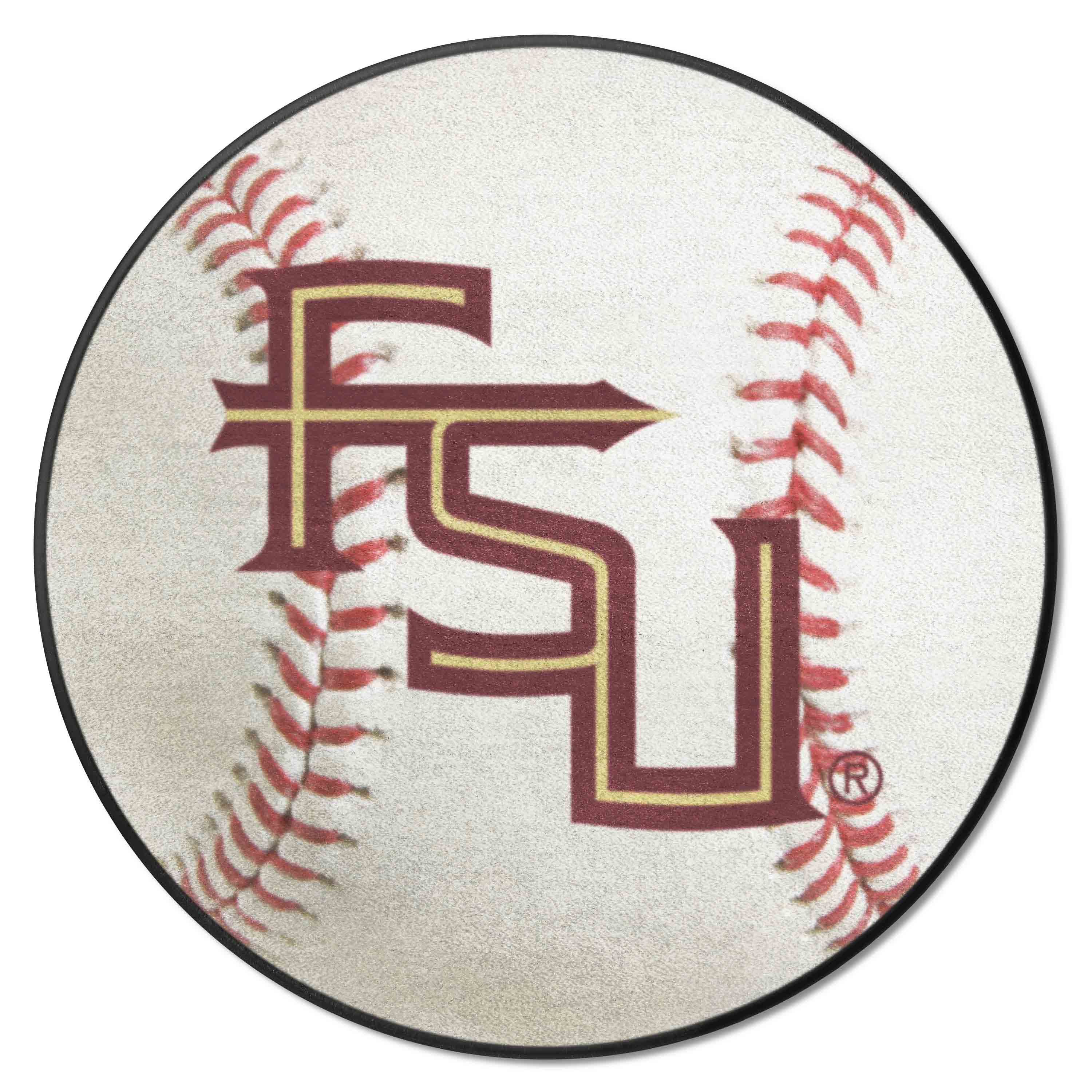 Florida State Seminoles Baseball Rug - 27in. Diameter