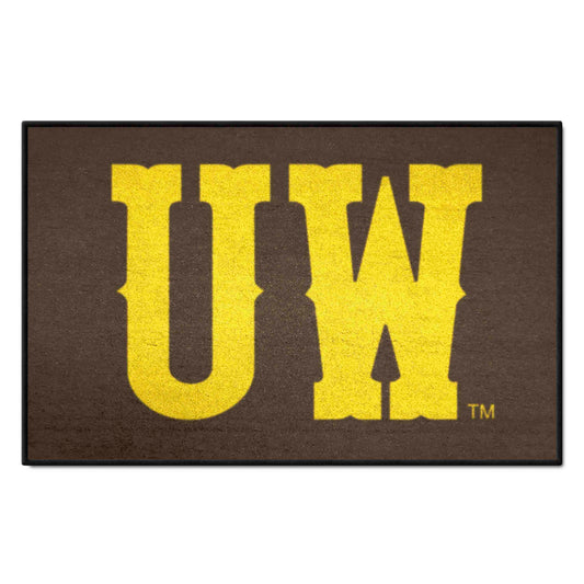 Wyoming Cowboys Starter Mat Accent Rug - 19in. x 30in.