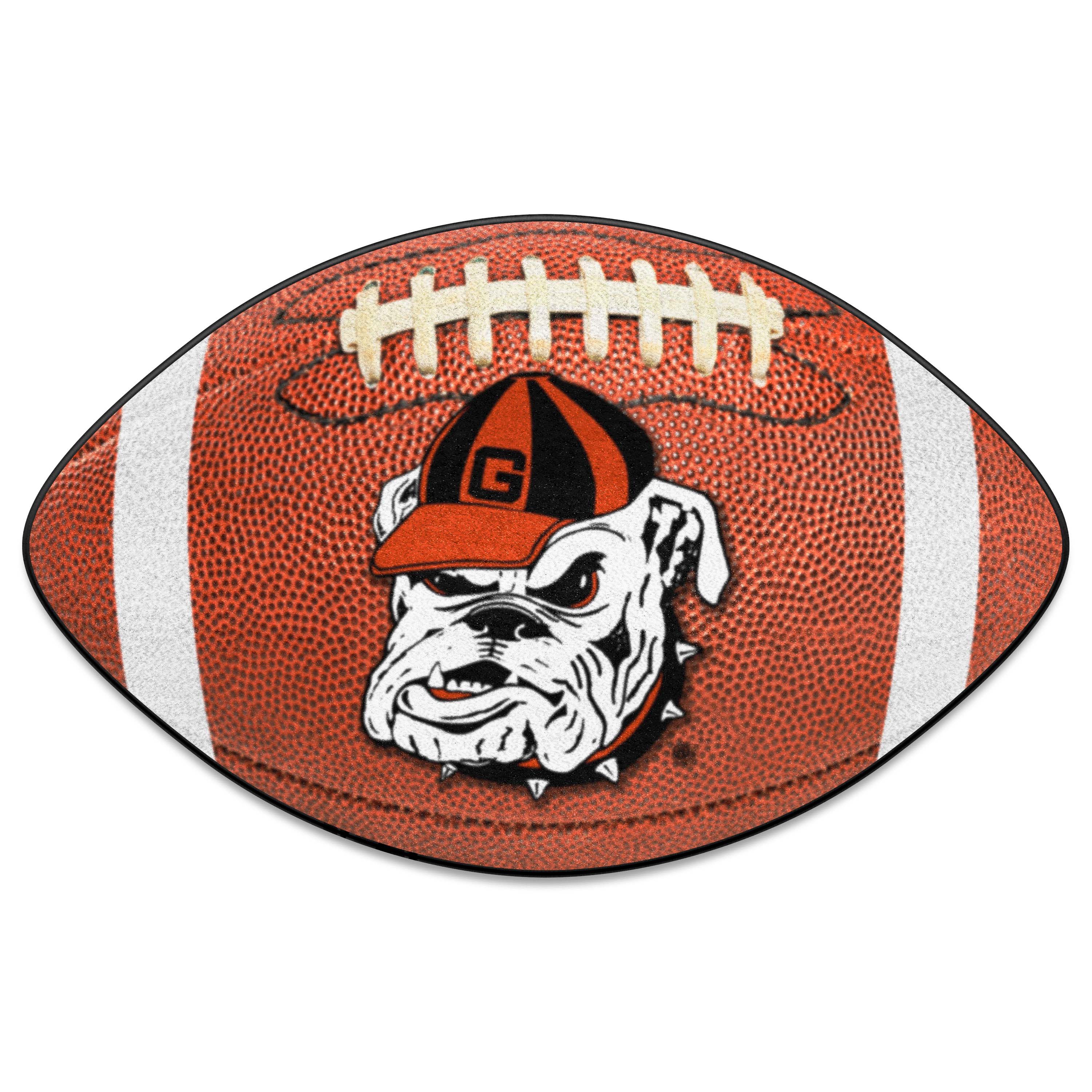 Georgia Bulldogs Football Rug - 20.5in. x 32.5in.