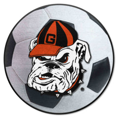 Georgia Bulldogs Soccer Ball Rug - 27in. Diameter