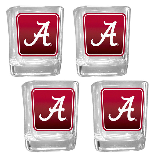 Alabama Crimson Tide Team Shot Glass 4 pk - Alabama Crimson Tide