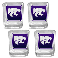 Kansas St. Wildcats Team Shot Glass 4 pk