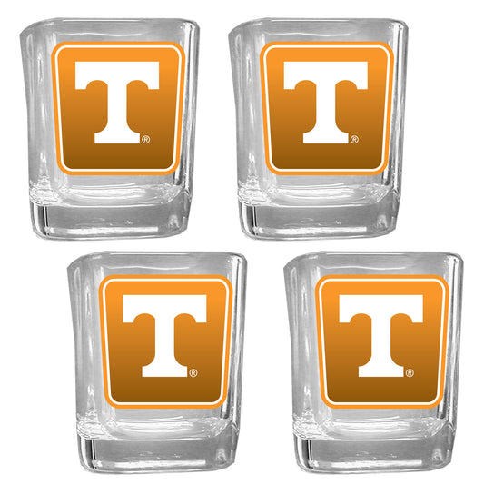 Vasos de chupito del equipo de voluntarios de Tennessee, paquete de 4