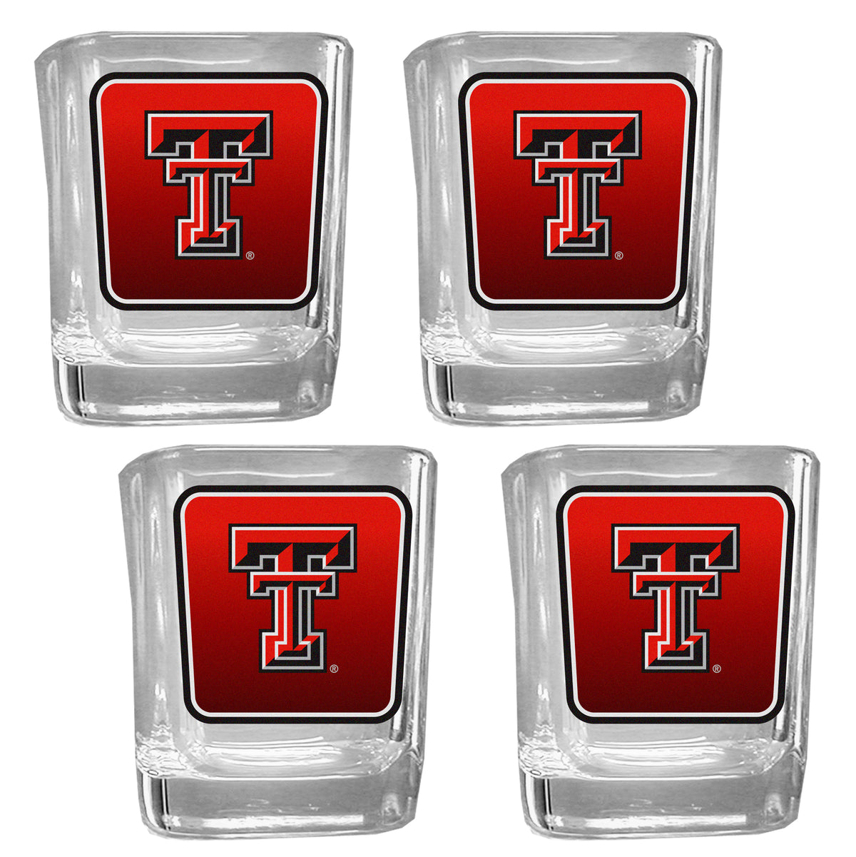 Texas Tech Raiders Team Shot Glass 4 pk