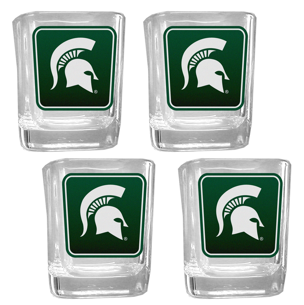 Michigan St. Spartans Team Shot Glass 4 pk