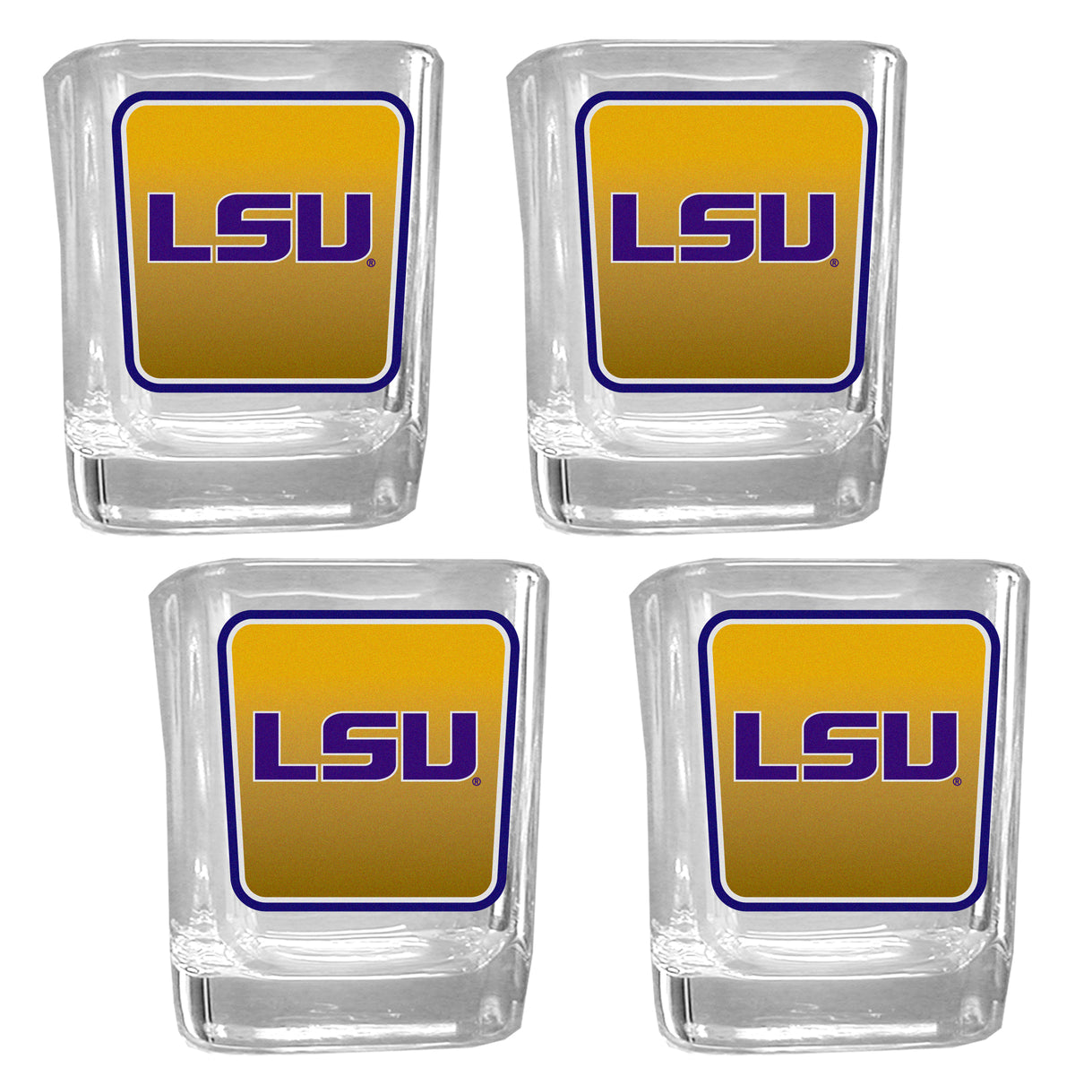 LSU Tigers Team Shot Glass 4 pk