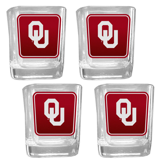 Oklahoma Sooners Team Shot Glass 4 pk