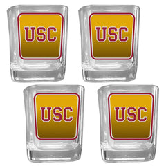 Vasos de chupito del equipo USC Trojans, paquete de 4