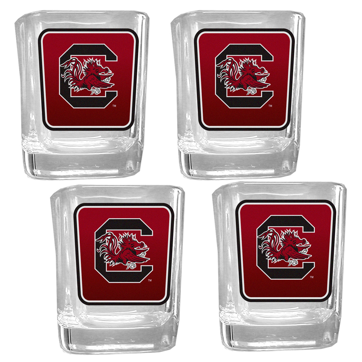 S. Carolina Gamecocks Team Shot Glass 4 pk