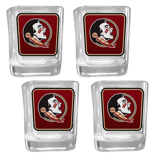 Vasos de chupito del equipo Florida St. Seminoles, paquete de 4