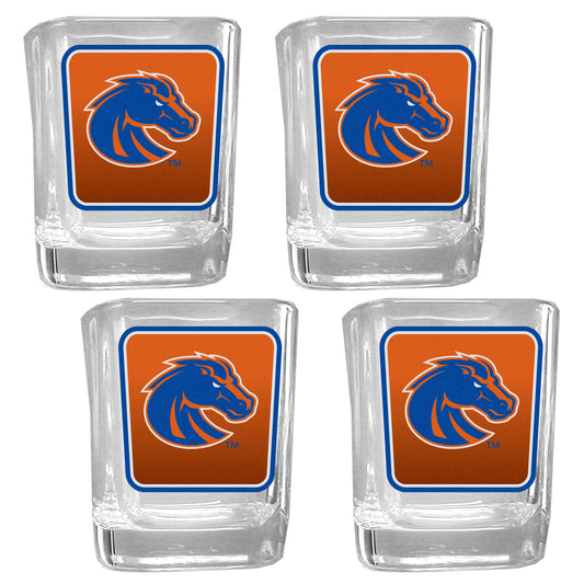 Vasos de chupito del equipo de los St. Broncos de Boise, paquete de 4