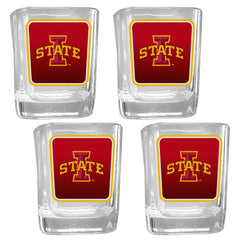 Iowa St. Cyclones Team Shot Glass 4 pk