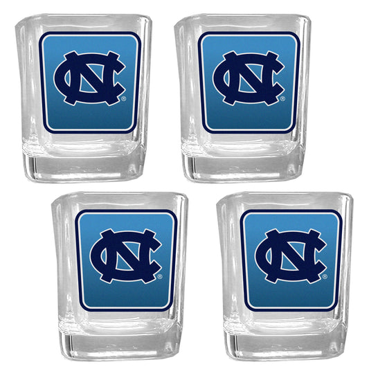 N. Carolina Tar Heels Team Shot Glass 4 pk