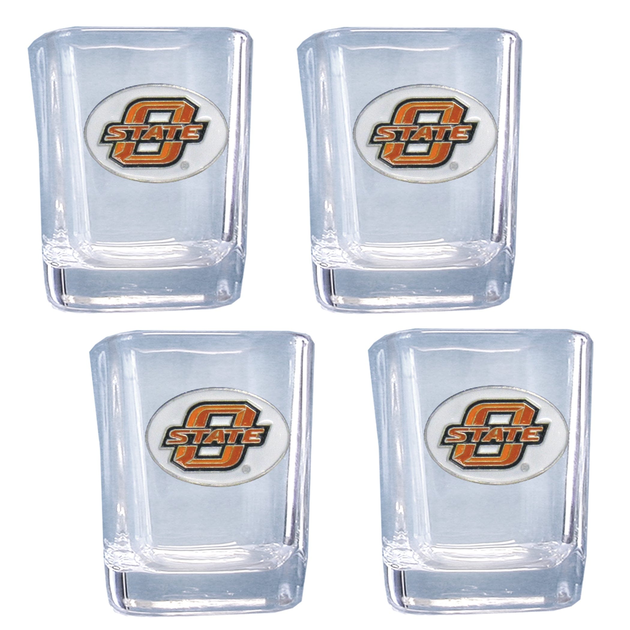 Oklahoma St. Cowboys Shot Glass, 4 pk - Oklahoma St. Cowboys