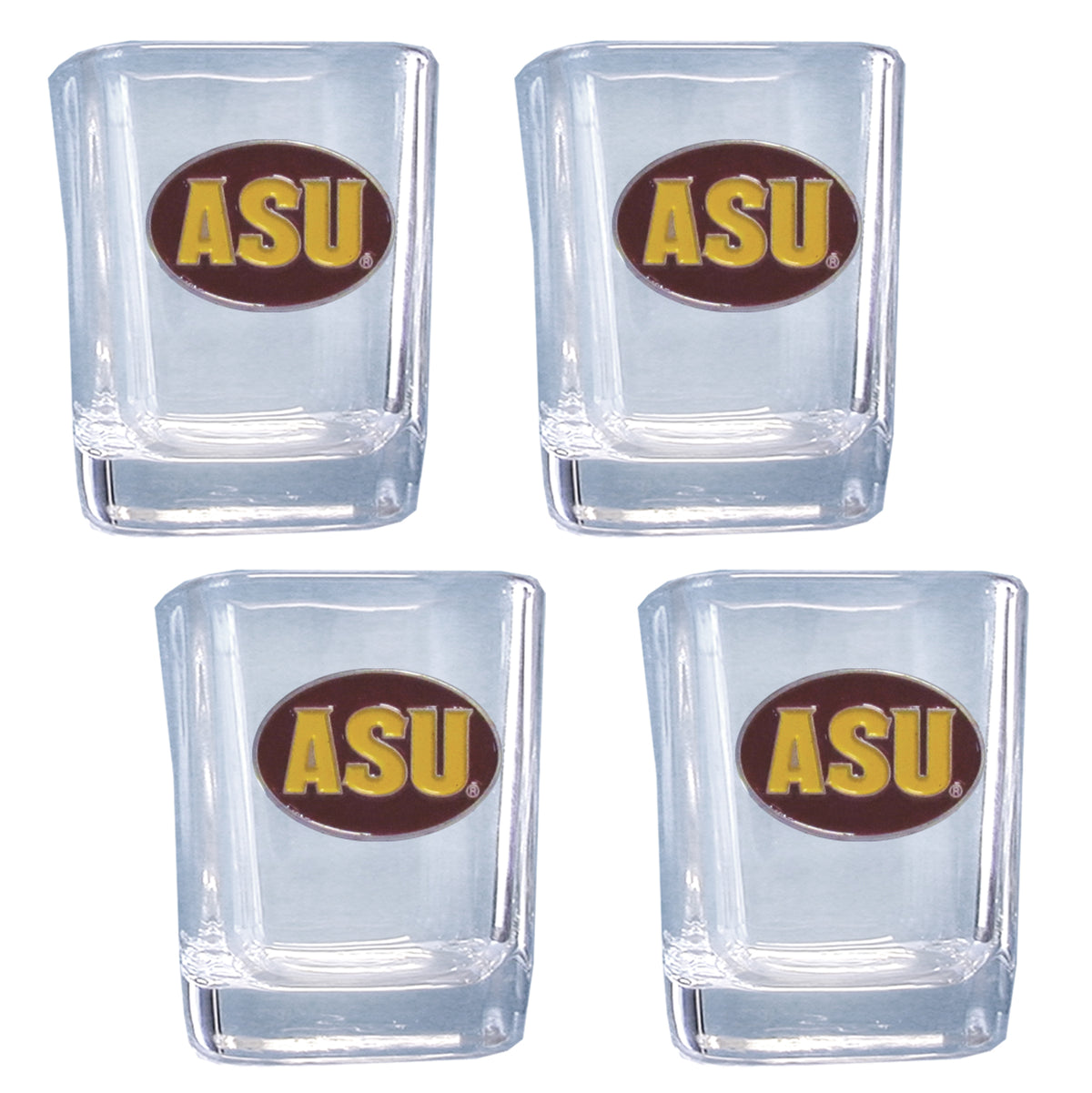 Vasos de chupito de los Arizona St. Sun Devils, paquete de 4