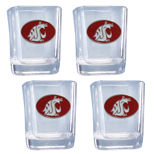 Washington St. Cougars Shot Glass, 4 pk