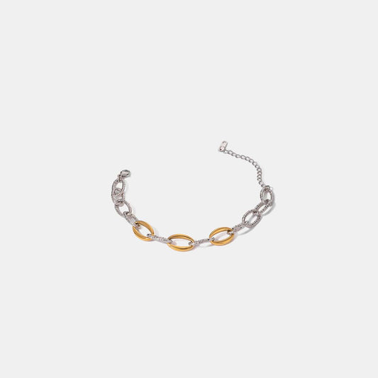 18K Gold-Plated Stainless Steel Bracelet - Trendsi