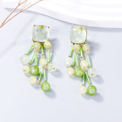 Acrylic Bead Dangle Earrings Trendsi