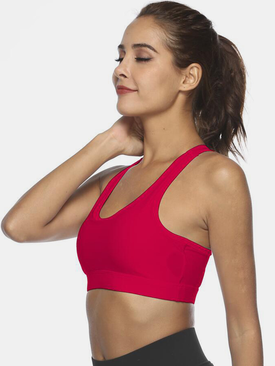 Cutout Scoop Neck Active Tank Trendsi