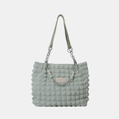 Bubble Textured Tote Bag - Trendsi