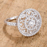 .5 Ct Interlocking Circles Ring with CZ - JGI