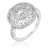 .5 Ct Interlocking Circles Ring with CZ - JGI