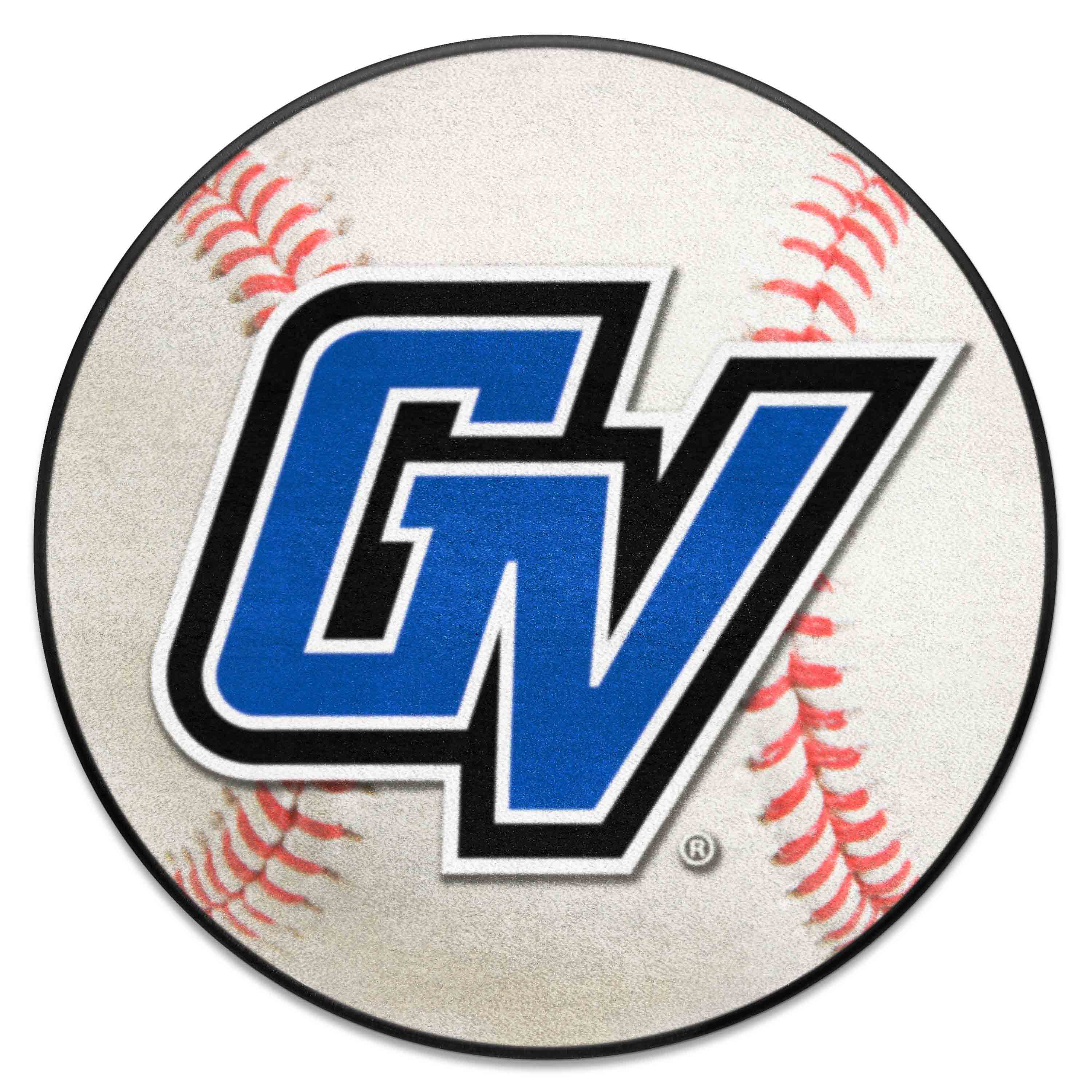 Grand Valley State Lakers Baseball Rug - 27in. Diameter