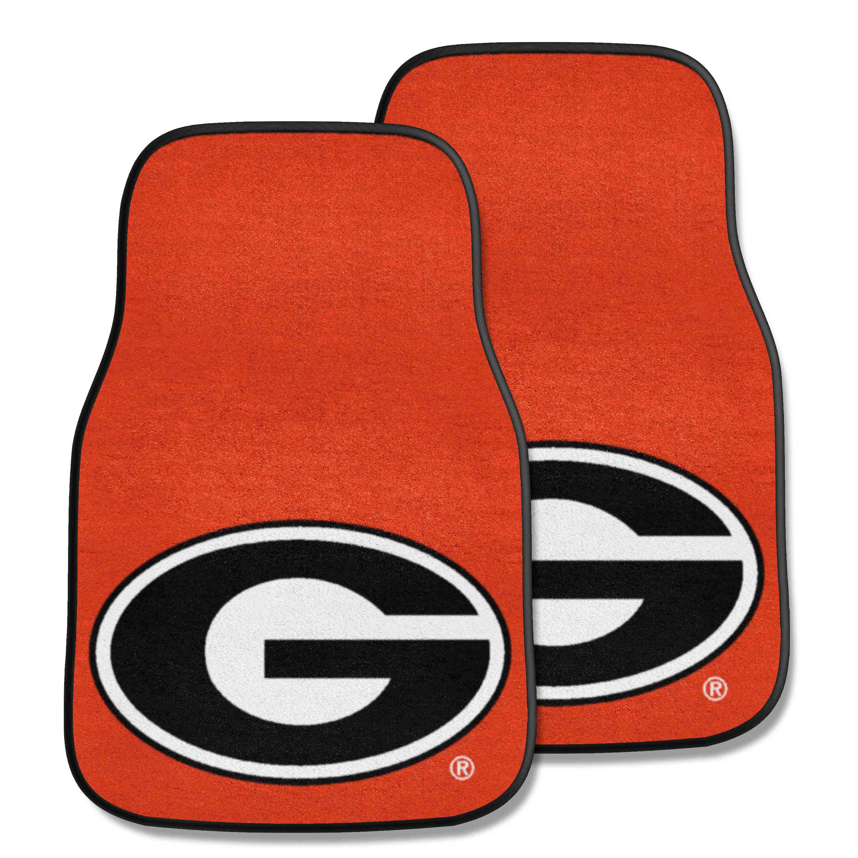 Georgia Bulldogs Front Carpet Car Mat Set - 2 Pieces