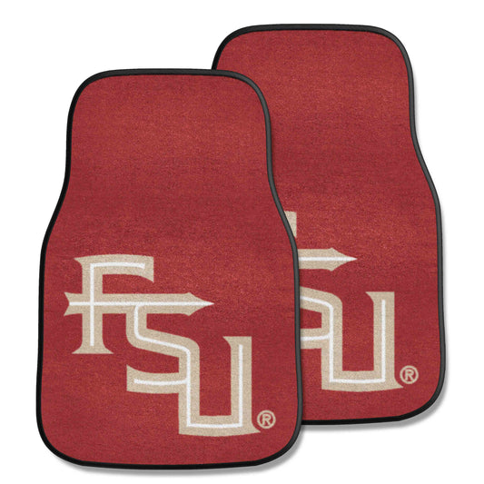 Florida State Seminoles Front Carpet Car Mat Set - 2 Pieces, Garnet