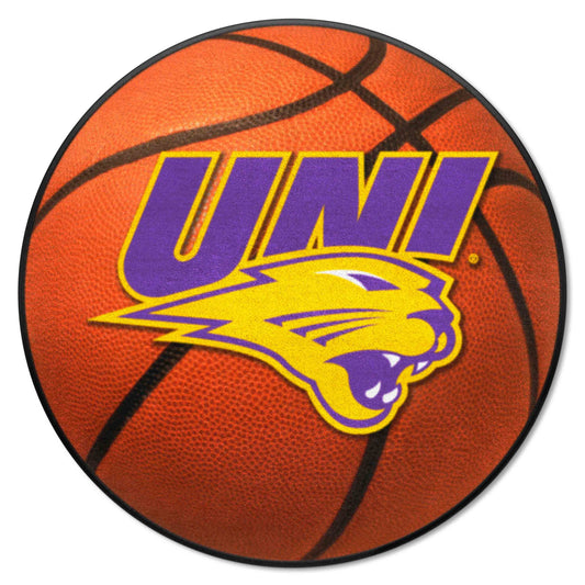 Northern Iowa Panthers Basketball Rug - 27in. Diameter