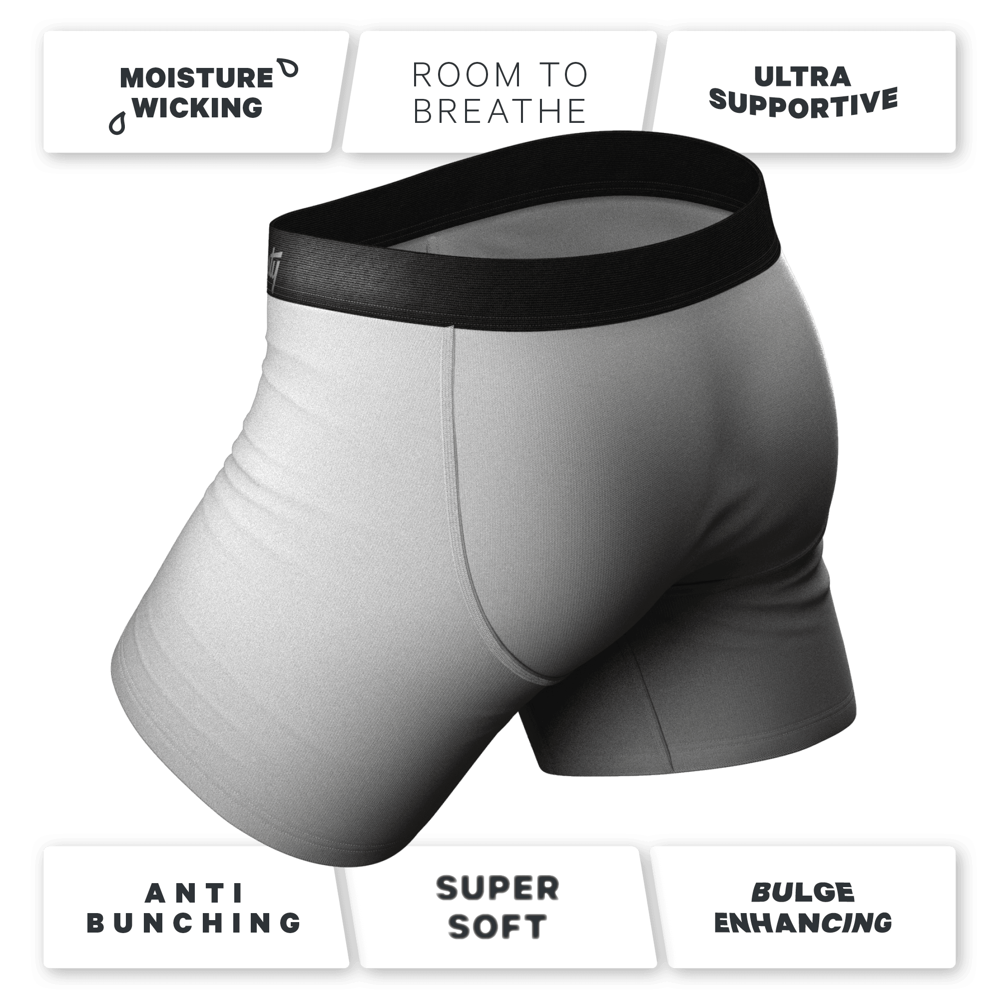 The 50 Shades | Grey Ball Hammock® Pouch Underwear - Shinesty