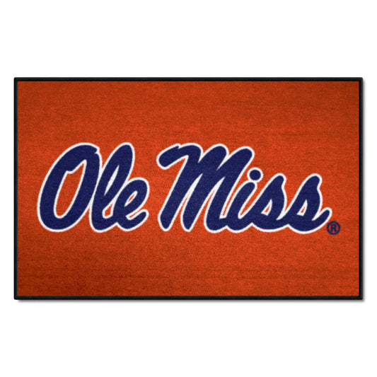 Ole Miss Rebels Starter Mat Accent Rug - 19in. x 30in. - Ole Miss