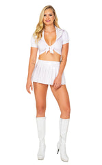 Roma Costume 5135 Schoolgirl Collared Tie Top