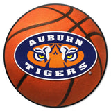 Auburn Tigers Basketball Rug - 27in. Diameter, Tiger