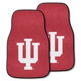 Indiana Hooisers Front Carpet Car Mat Set - 2 Pieces